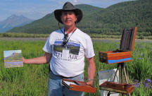 Kurt Jacobson's iris field painting